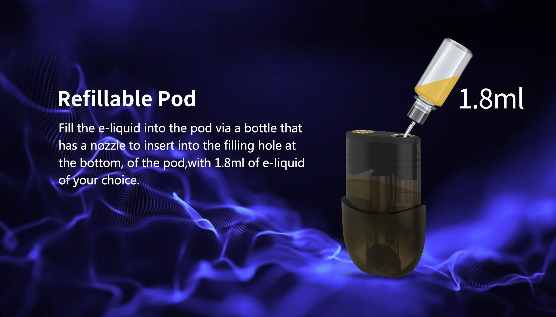 Refillable pod 1202