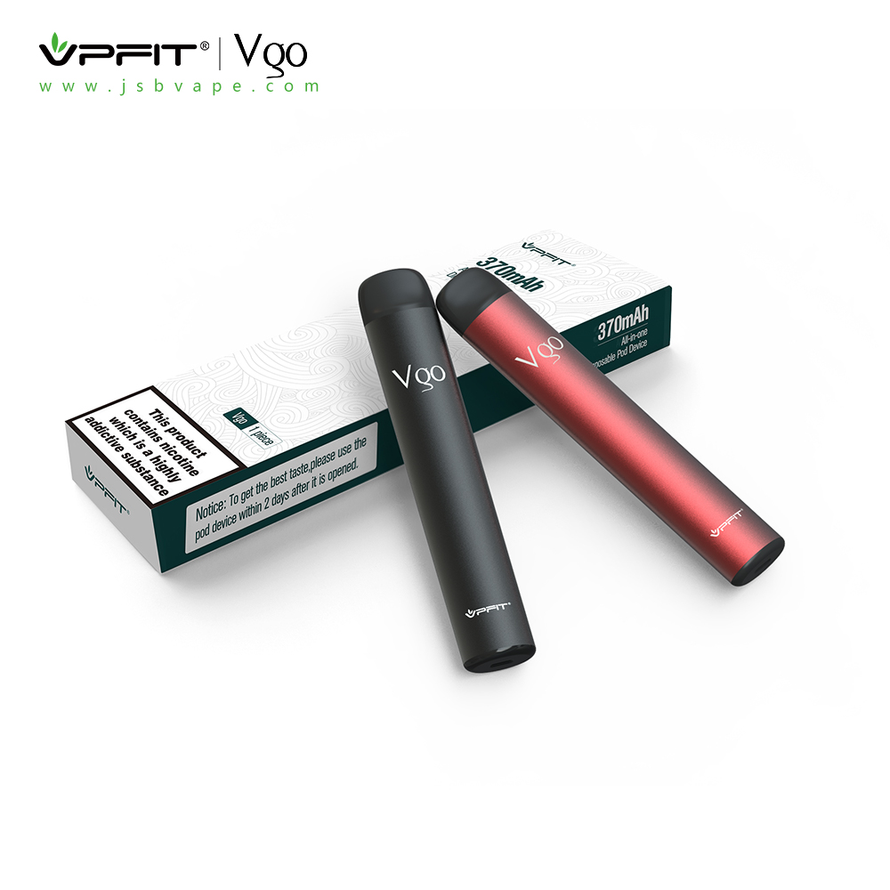 Shenzhen Disposable Vape Factory 500 Puffs Vgo Pod Vape System Slim Vape Pen 