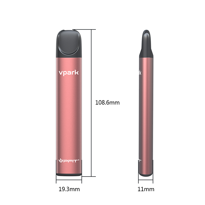 Vpark e-cigarette Size