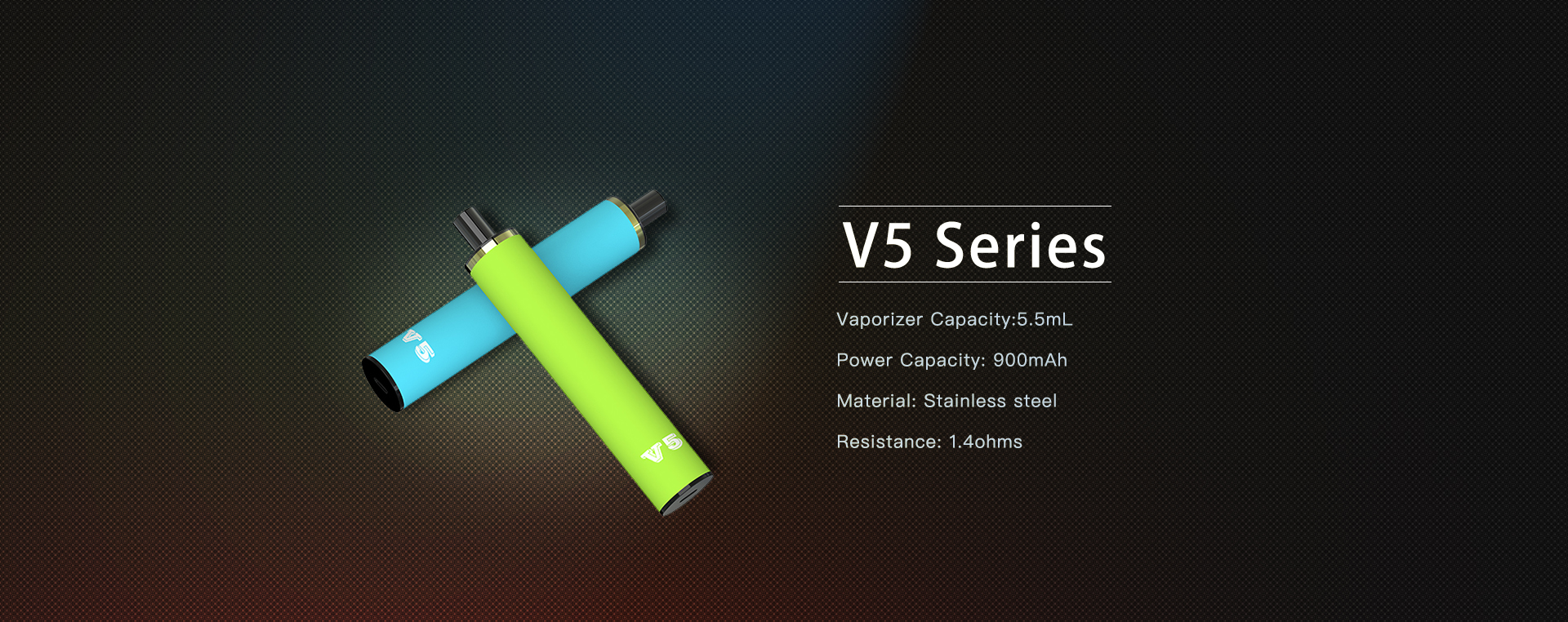 V5 landing page