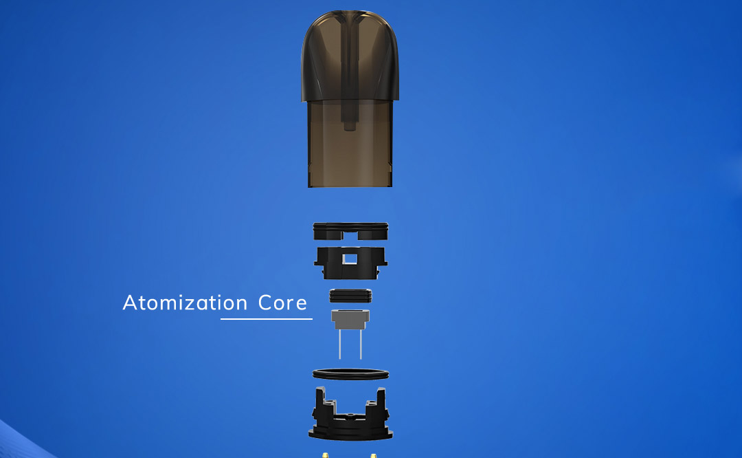 Commonly used atomization core