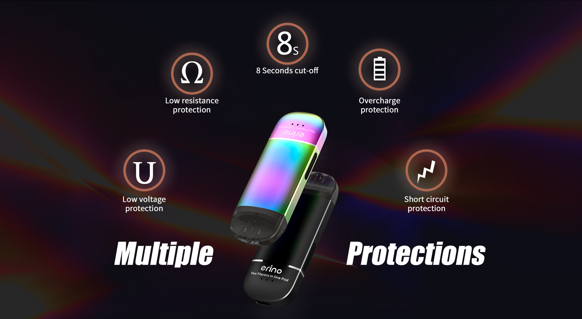 Multiple Circuit Protection of erino vape