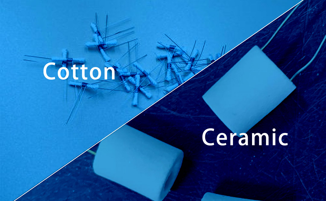 cotton & ceramic coil