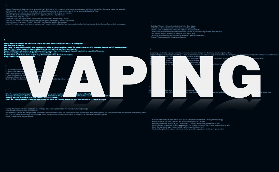 The most well-found Professional Vaping Terms Collection - vape china | vape  factory