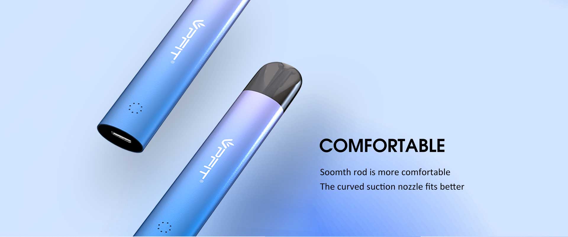 Nicotine Free Vape VPFIT Shine Pod E Cigarette comfortable smoke feeling