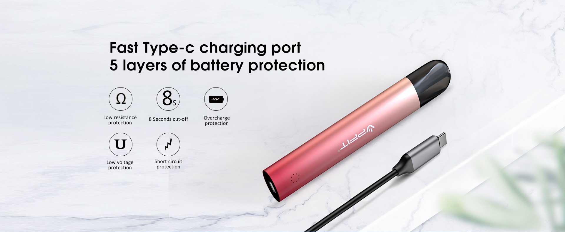 Fast type-c charging port