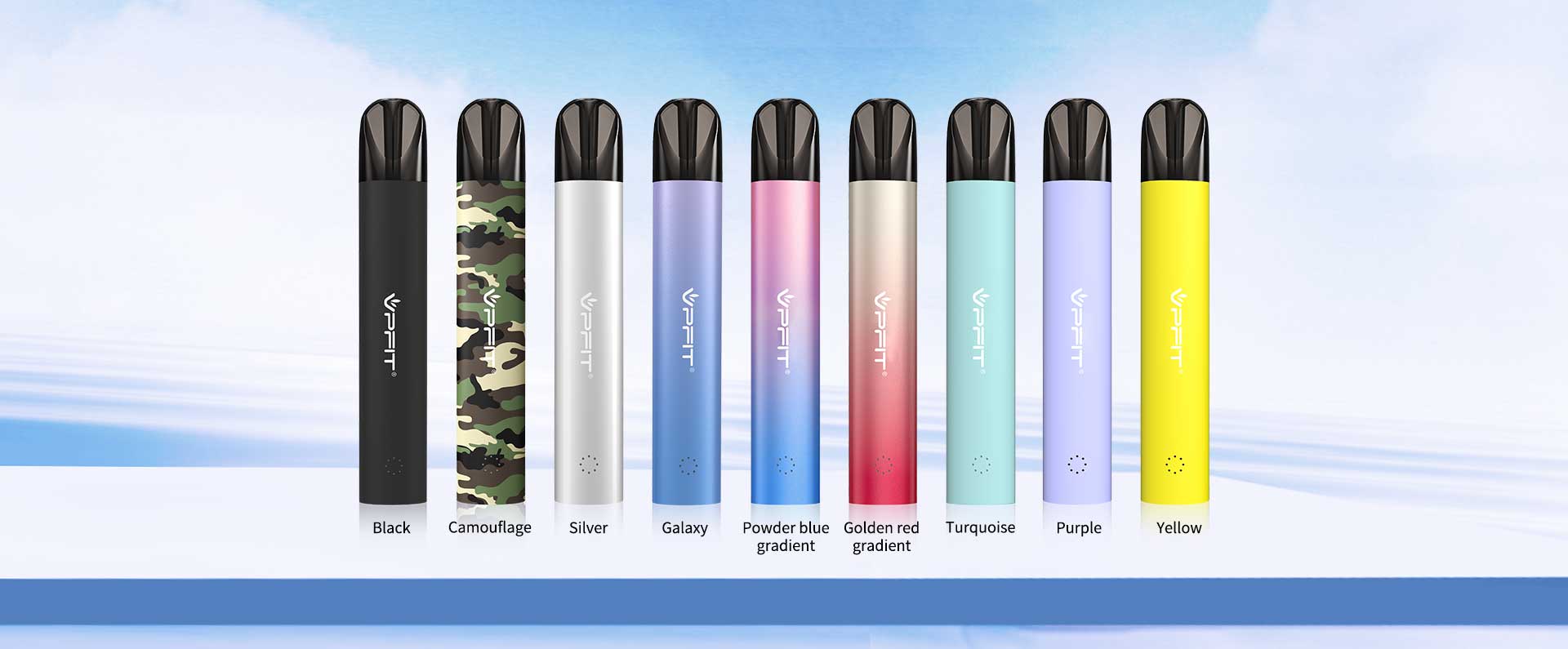 Nicotine Free Vape VPFIT Shine Pod E Cigarette colors