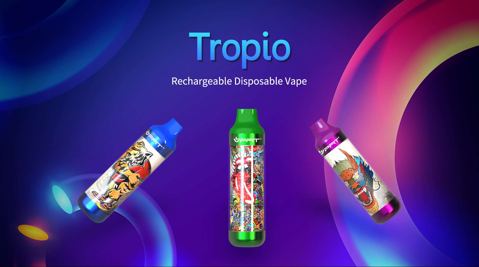 Tropio rechargeable disposable vape