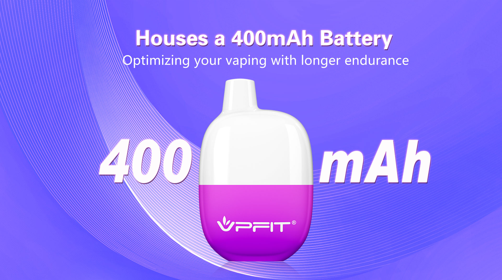 400mAh built-in vape battery rechargeable and 5 layers of circuit-protection