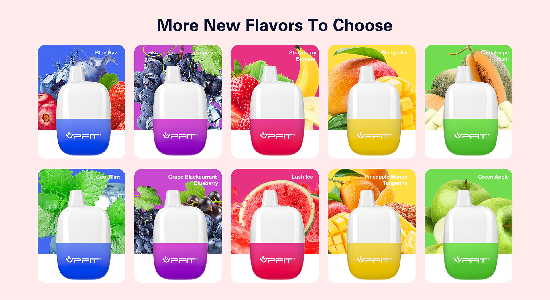 10 flavors of mono huge smoking all-in-one e-cigarette device