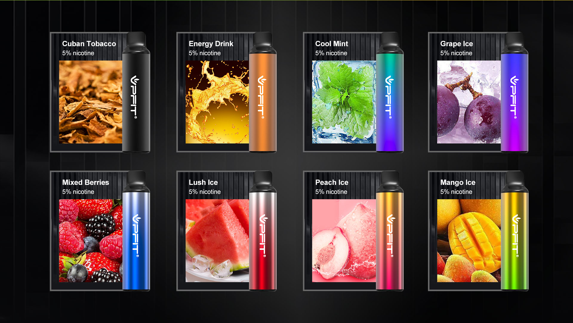 Disposable Pod Vape System Prefilled E Liquid VPFIT COZE Vape Abundant flavors can be customized