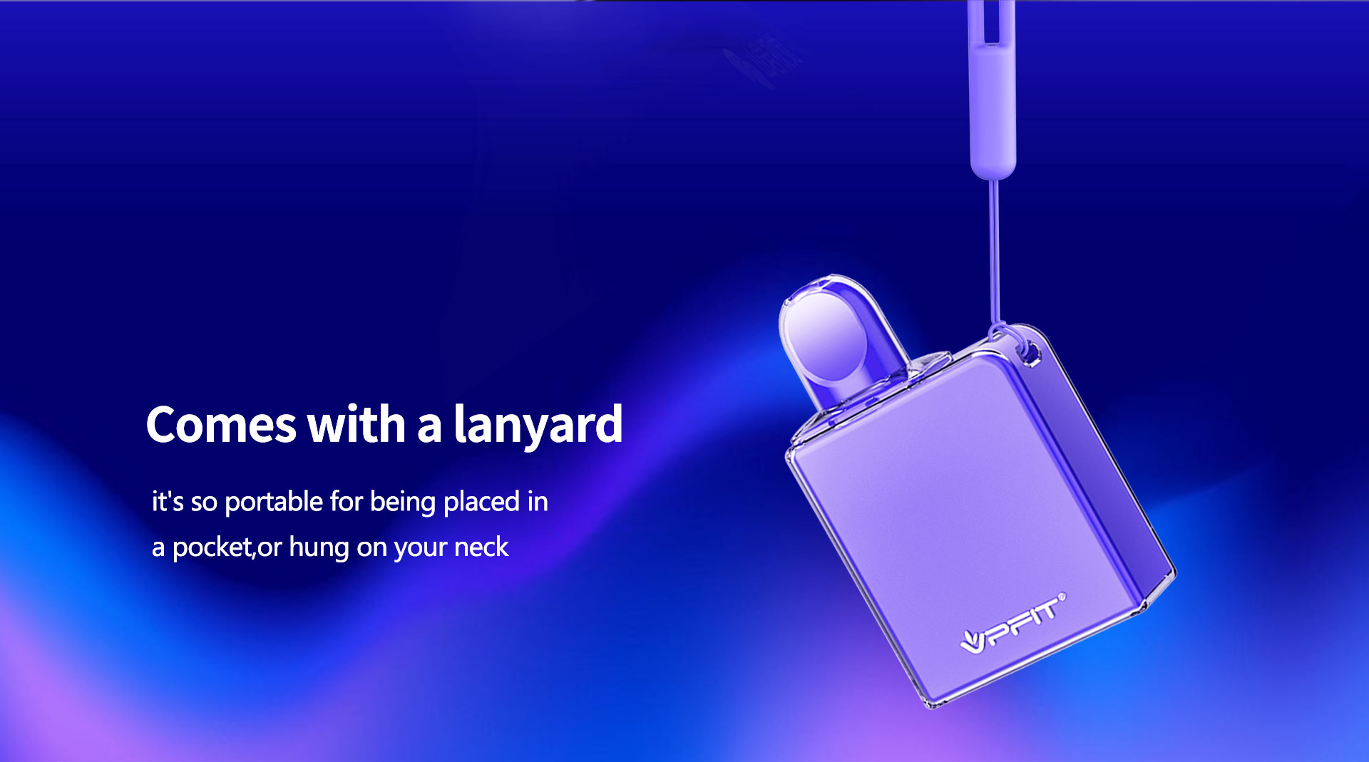 Come with lanyard and portable , easily hung on the neck and placed in pocket