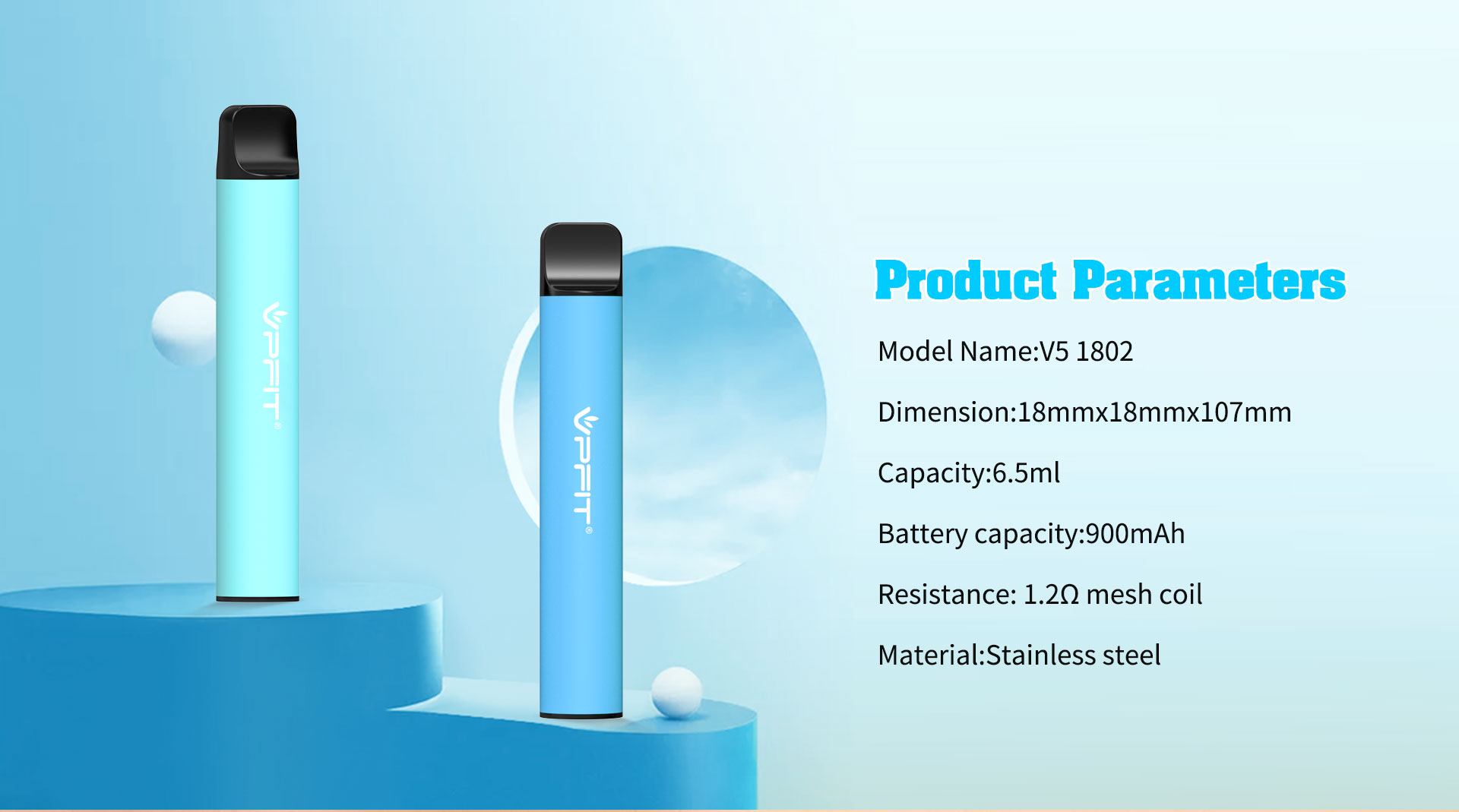 China vape factory V5 II disposable wholesale vape device parameters