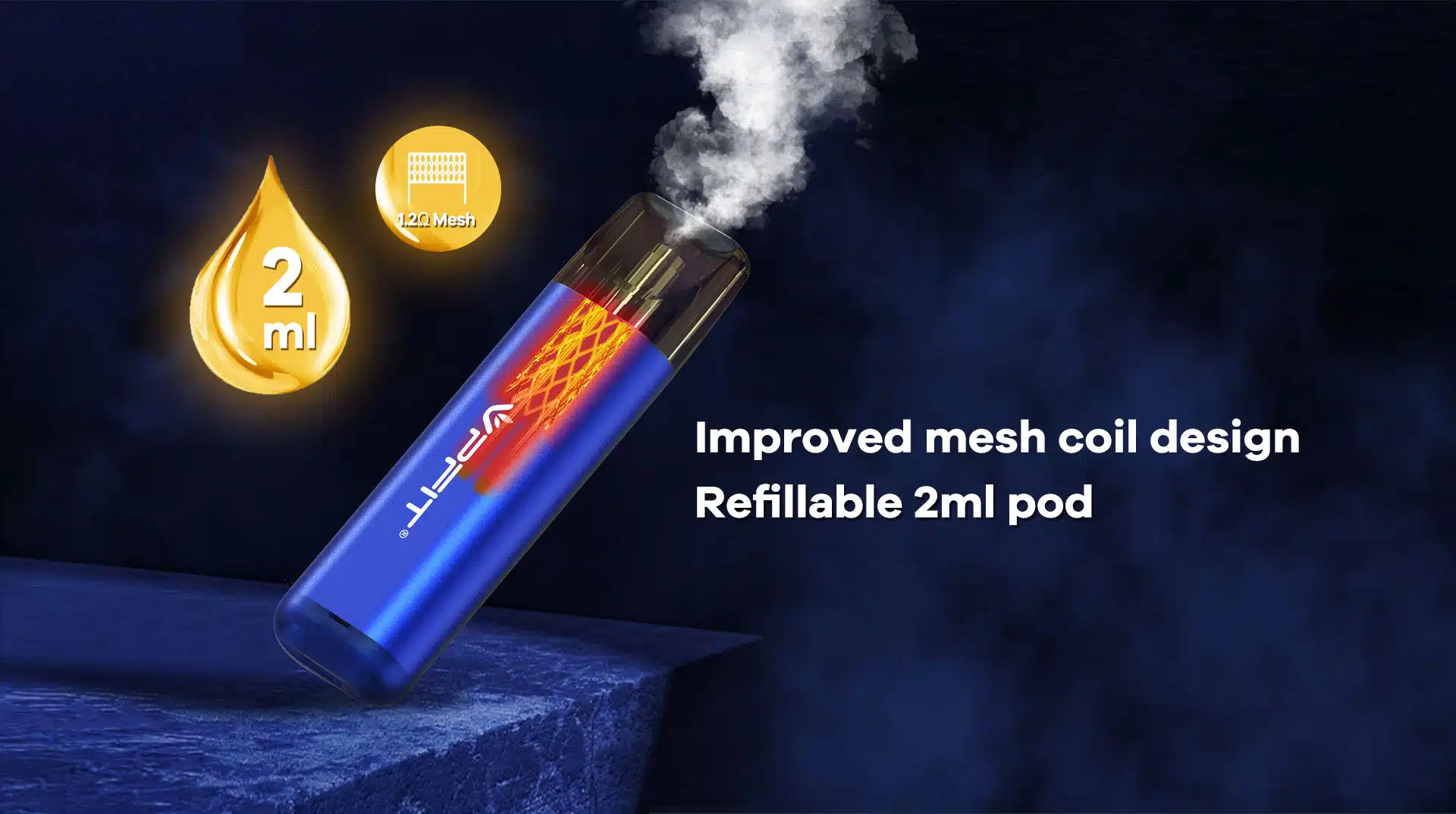 Insbar-II Best Pod Kit Vape 2023 Coil E-Liquid Separation
