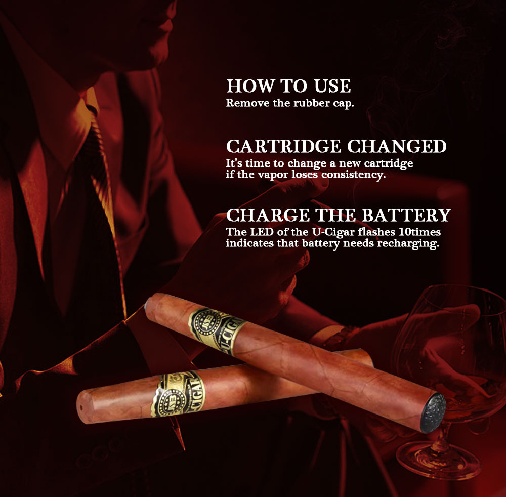 Cartridge Replaceable Cigar-like Ecigar Device