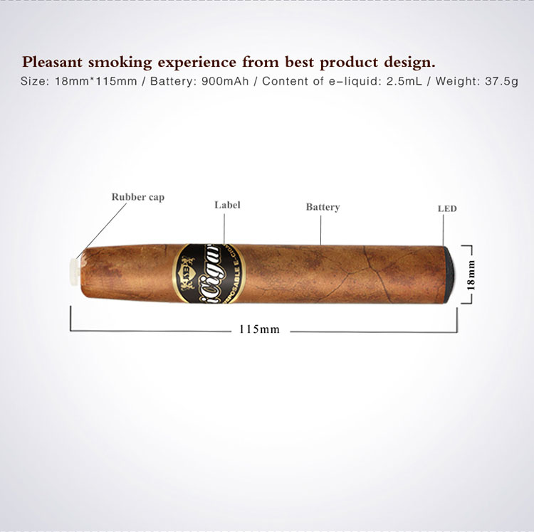 Best E Cigar Icigar 1200puffs Cigar-Like Vape Pen Ecigar Pleasant Smoking experience from best product design