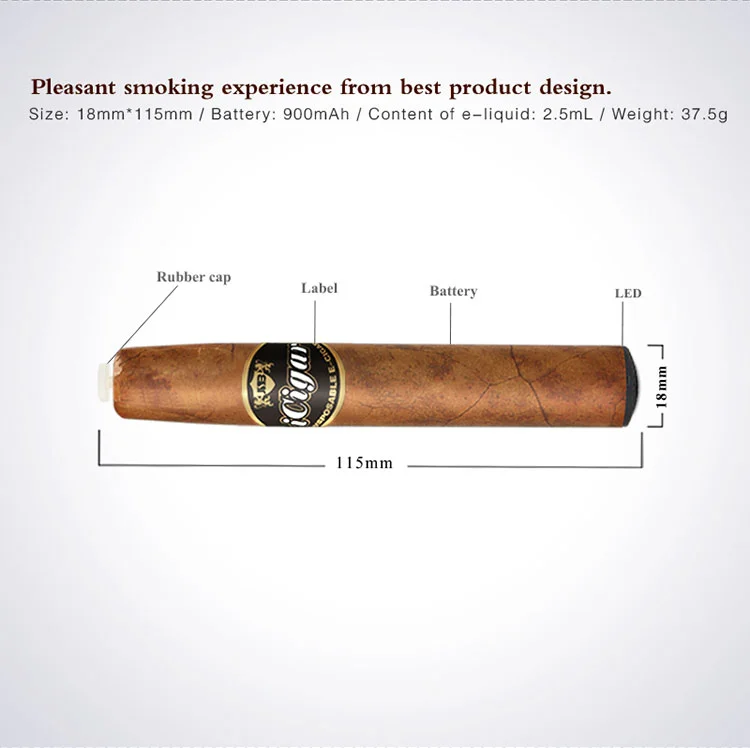 Best E Cigar Icigar 1200puffs Cigar-Like Vape Pen Ecigar