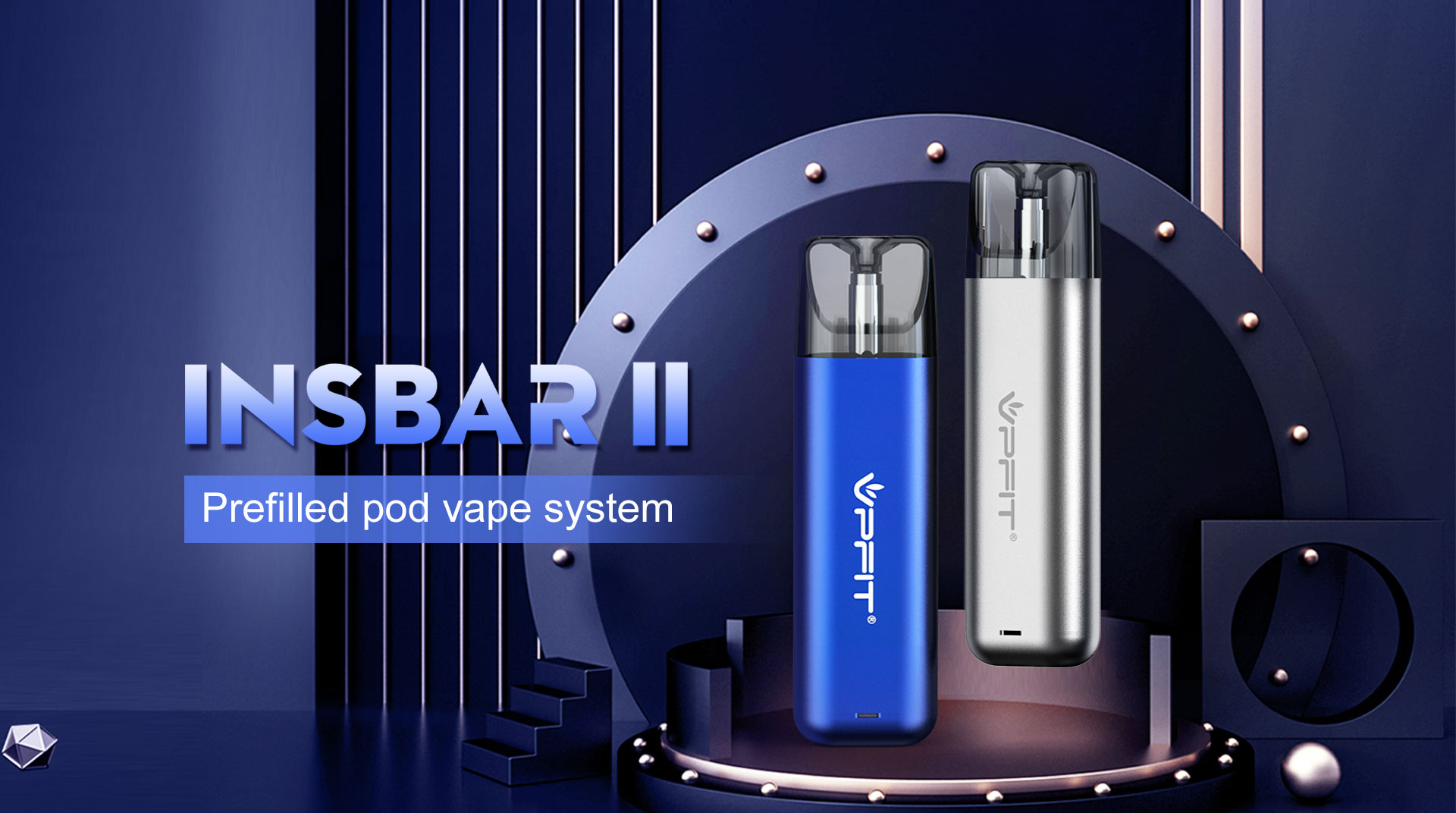 VPFIT Insbar-II prefilled pod rechargeable vape pen