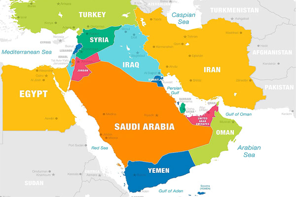 Mid-East map