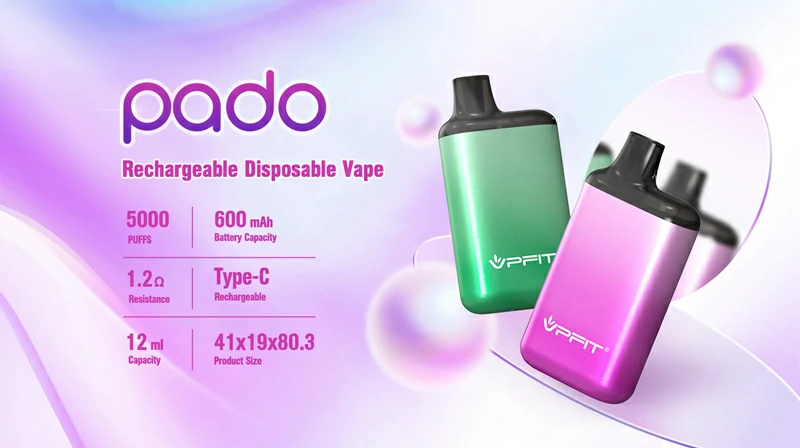 VPFIT Pado 5000 puffs rechargeable pod vape
