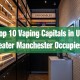 Top 10 Vaping Capitals in UK, Greater Manchester Occupies 4
