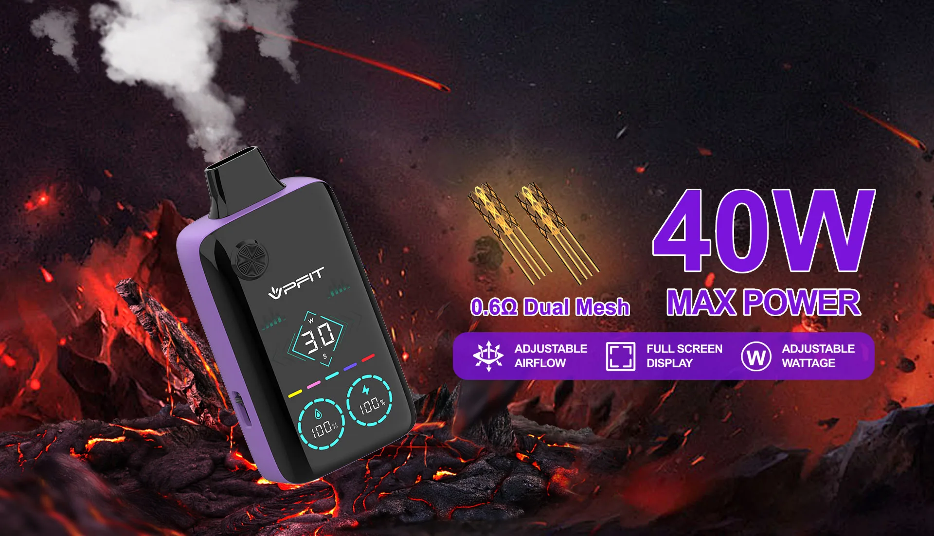 adjustable wattage disposable vape Micco 16000 Puffs Disposable Vape main image 1